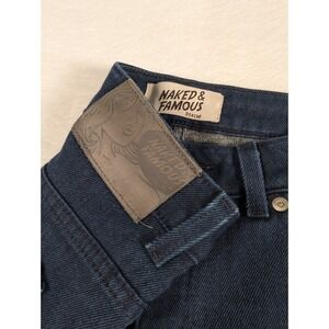 Naked and Famous Boyfriend Jeans Womens 27 Dark Wash Stretch Denim